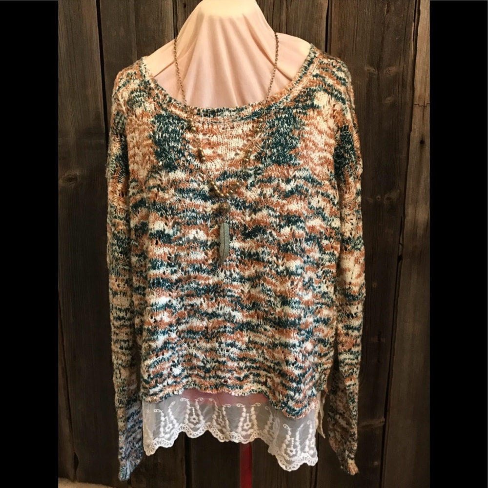 Lovely sweater.